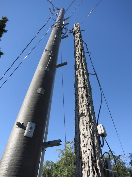 RF-transparent FRP telecom pole